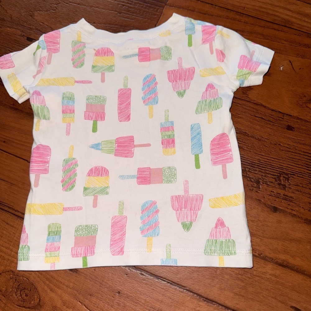 Excellent Condition Kissy Kissy Girls Size: 2 Popsicle Summer Print Pajama Top